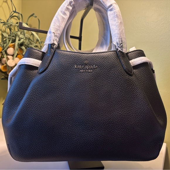 Kate Spade Black Pebbled Leather Shoulder Bag - Picture 6 of 9